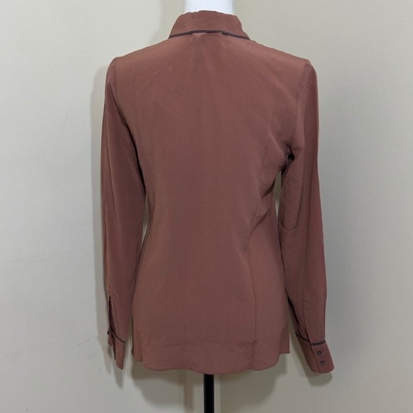 Day Bigger et Mikkelsen woman’s %100 silk shirt size 34 🇬🇧 Medium - Picture 3 of 7